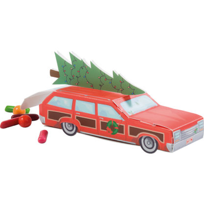 presentlåda för julklappar i form av en bil, 19 centimeter